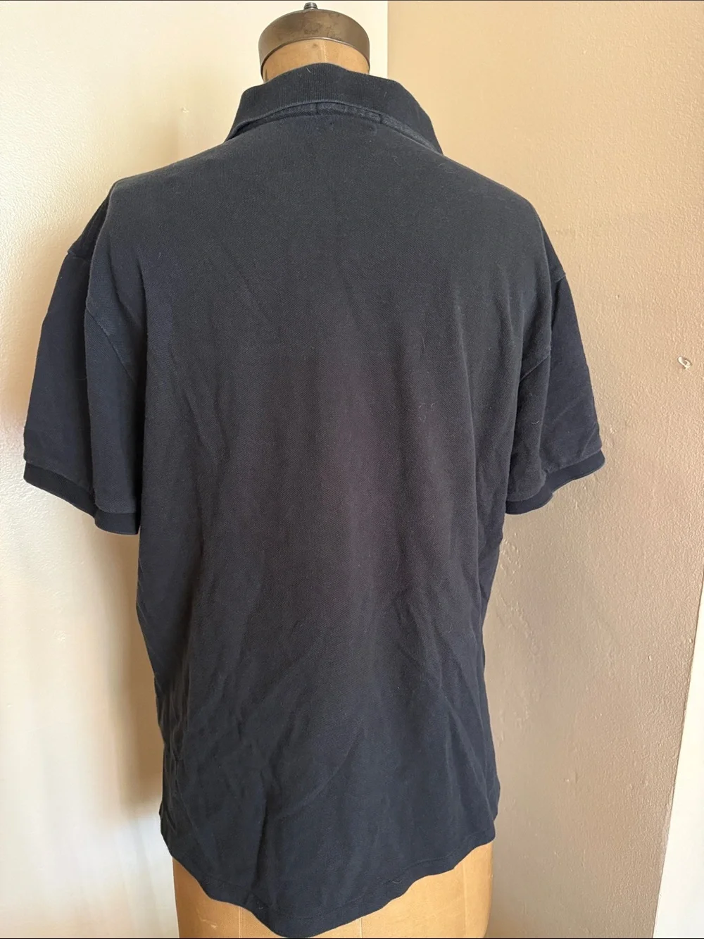 Polo Ralph Lauren Slim Fit Navy Polo Shirt Red Pony XL